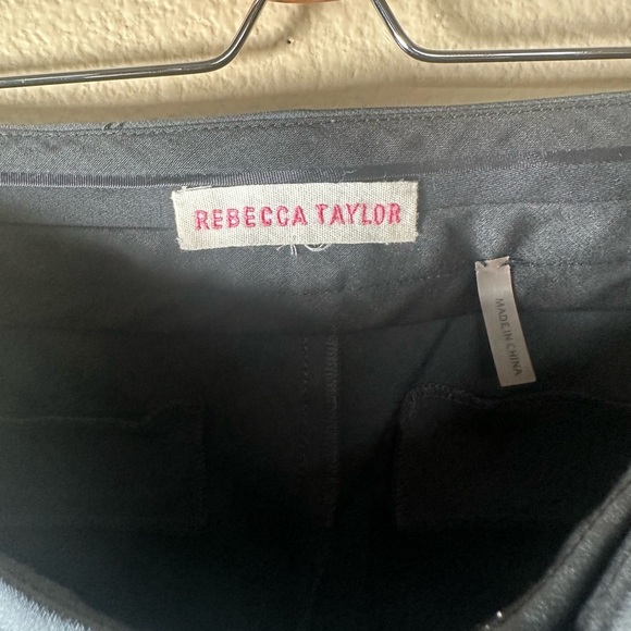 Rebecca Taylor Ava Tech Leather Moto Pants - Picture 4 of 7